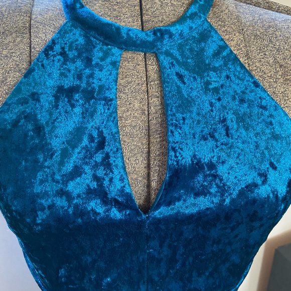 Teal formal party dress - Picture 4 of 7